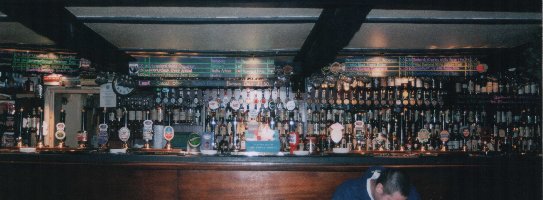 the bar at the Marton Arms.